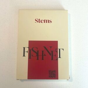 NWT Stems "Caught Up" Black Fishnet Size 3 Regular M/L NWT